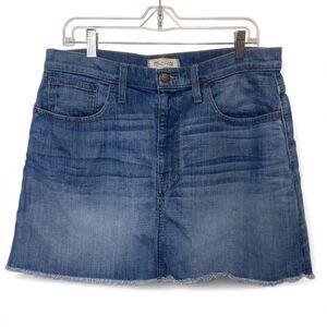 Madewell Womens Size 31 Classic Blue Denim Mini Skirt